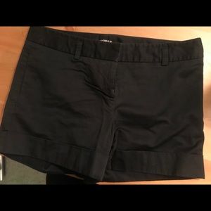 Black Express shorts (size 8)